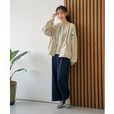 デニム／チノワイドパンツ | ikka  | 詳細画像18 