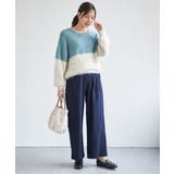 デニム／チノワイドパンツ | ikka  | 詳細画像21 