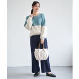 デニム／チノワイドパンツ | ikka  | 詳細画像22 