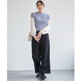 デニム／チノワイドパンツ | ikka  | 詳細画像30 