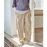 ベージュ | 【接触冷感／速乾】ドライテックチノベイカーパンツ | ikka 