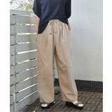 麻混ベルト付きイージーパンツ | ikka  | 詳細画像6 