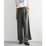 麻混ベルト付きイージーパンツ | ikka  | 詳細画像25 