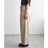 麻混ベルト付きイージーパンツ | ikka  | 詳細画像32 