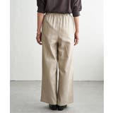 麻混ベルト付きイージーパンツ | ikka  | 詳細画像33 