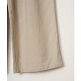 麻混ベルト付きイージーパンツ | ikka  | 詳細画像37 