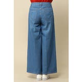 ライトオンスデニムワイドパンツ | ikka  | 詳細画像3 