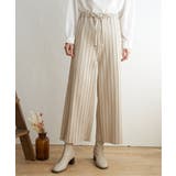 【親子コーデ】スエードライクプリーツワイドパンツ | ikka  | 詳細画像7 