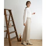 【親子コーデ】スエードライクプリーツワイドパンツ | ikka  | 詳細画像9 