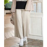 【親子コーデ】スエードライクプリーツワイドパンツ | ikka  | 詳細画像3 