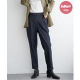ネイビーブルー | 【雑誌InRed web10月号掲載】GOKU楽パンツ ストレッチテーパード | ikka
