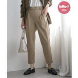 ベージュ | 【雑誌InRed web10月号掲載】GOKU楽パンツ ストレッチテーパード | ikka