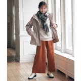 【雑誌InRed12月号掲載】スエードライクプリーツワイドパンツ【親子コーデ】 | ikka  | 詳細画像12 