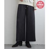 チャコール | 【雑誌InRed12月号掲載】スエードライクプリーツワイドパンツ【親子コーデ】 | ikka 