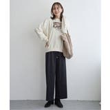 【雑誌InRed12月号掲載】スエードライクプリーツワイドパンツ【親子コーデ】 | ikka  | 詳細画像50 