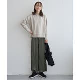 【雑誌InRed12月号掲載】スエードライクプリーツワイドパンツ【親子コーデ】 | ikka  | 詳細画像55 