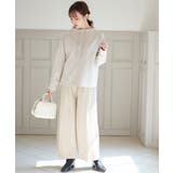 【雑誌InRed12月号掲載】スエードライクプリーツワイドパンツ【親子コーデ】 | ikka  | 詳細画像2 