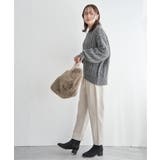 GOKU楽フェイクスエードテーパードパンツ | ikka  | 詳細画像13 