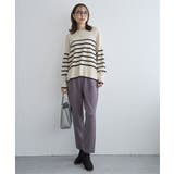 GOKU楽フェイクスエードテーパードパンツ | ikka  | 詳細画像19 