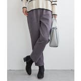 コーヒー | GOKU楽フェイクスエードテーパードパンツ | ikka 