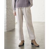 GOKU楽フェイクスエードテーパードパンツ | ikka  | 詳細画像2 