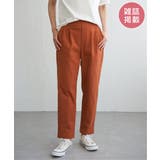 オレンジ | 【雑誌InRed11月号掲載】GOKU楽パンツ テーパード【親子コーデ】 | ikka