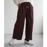 ジャガードプリーツワイドパンツ | ikka  | 詳細画像9 