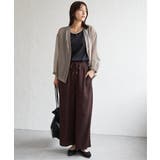 ジャガードプリーツワイドパンツ | ikka  | 詳細画像13 