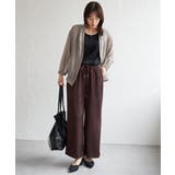 ジャガードプリーツワイドパンツ | ikka  | 詳細画像14 