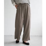 ジャガードプリーツワイドパンツ | ikka  | 詳細画像20 