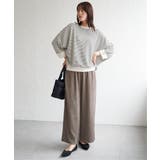 ジャガードプリーツワイドパンツ | ikka  | 詳細画像22 