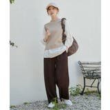 ジャガードプリーツワイドパンツ | ikka  | 詳細画像5 