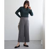 ツイルサイドベルトワイドパンツ | ikka  | 詳細画像9 