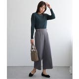 ツイルサイドベルトワイドパンツ | ikka  | 詳細画像10 