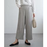 ツイルサイドベルトワイドパンツ | ikka  | 詳細画像17 