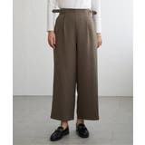 ツイルサイドベルトワイドパンツ | ikka  | 詳細画像20 