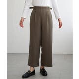 ツイルサイドベルトワイドパンツ | ikka  | 詳細画像26 