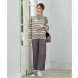 【雑誌InRed12月号掲載】スエードライクプリーツワイドパンツ【親子コーデ】  | ikka  | 詳細画像5 