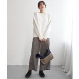 【雑誌InRed12月号掲載】スエードライクプリーツワイドパンツ【親子コーデ】  | ikka  | 詳細画像7 