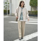 【雑誌InRed12月号掲載】スエードライクプリーツワイドパンツ【親子コーデ】  | ikka  | 詳細画像13 