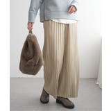 【雑誌InRed12月号掲載】スエードライクプリーツワイドパンツ【親子コーデ】  | ikka  | 詳細画像14 