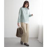 【雑誌InRed12月号掲載】スエードライクプリーツワイドパンツ【親子コーデ】  | ikka  | 詳細画像15 