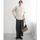 【雑誌InRed12月号掲載】スエードライクプリーツワイドパンツ【親子コーデ】  | ikka  | 詳細画像23 