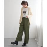 【雑誌InRed12月号掲載】スエードライクプリーツワイドパンツ【親子コーデ】  | ikka  | 詳細画像26 