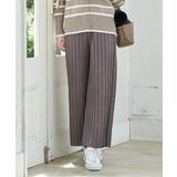 【雑誌InRed12月号掲載】スエードライクプリーツワイドパンツ【親子コーデ】  | ikka  | 詳細画像2 