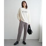 フェイクスエードテーパードパンツ | ikka  | 詳細画像8 