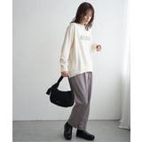 フェイクスエードテーパードパンツ | ikka  | 詳細画像9 