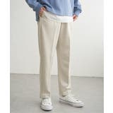 ベージュ | フェイクスエードテーパードパンツ | ikka 