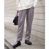 フェイクスエードテーパードパンツ | ikka  | 詳細画像1 