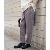 フェイクスエードテーパードパンツ | ikka  | 詳細画像2 